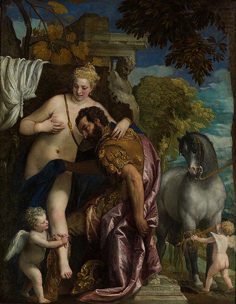 Paolo  Veronese Mars and Venus United by Love china oil painting image